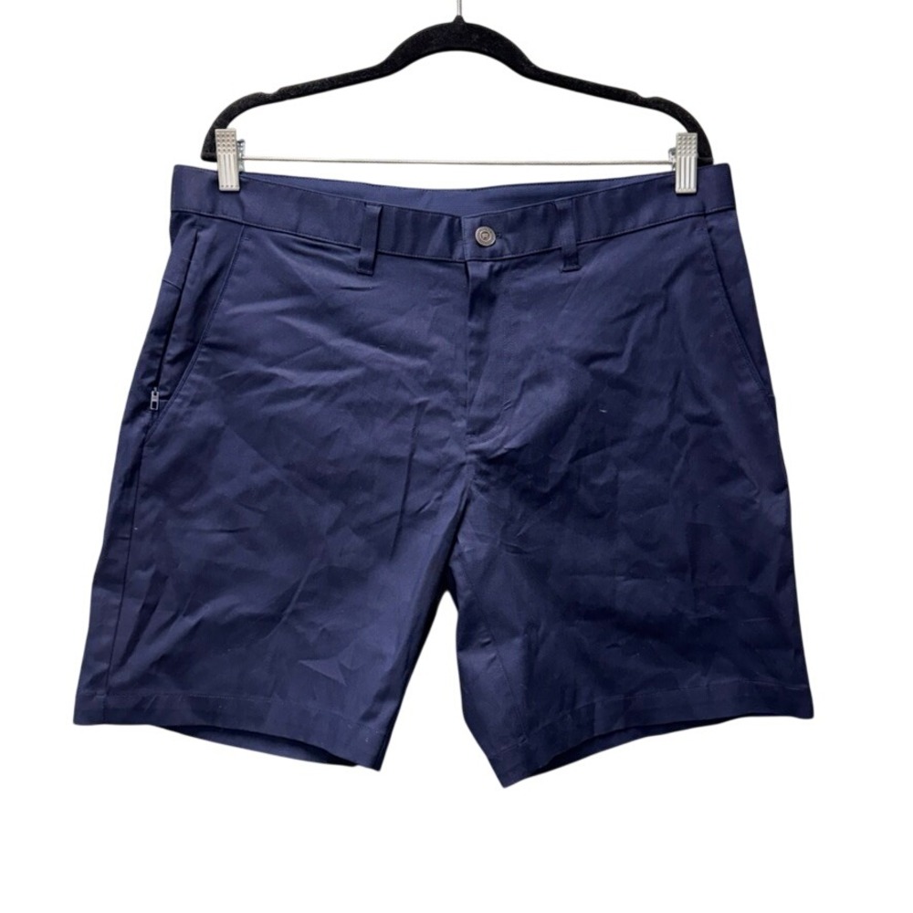 Fabletics Mens The One Short Navy Blue Chino Golf Shorts Size 36 S02355574-4846